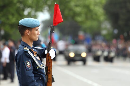 Victory Day celebrations in Russian cities