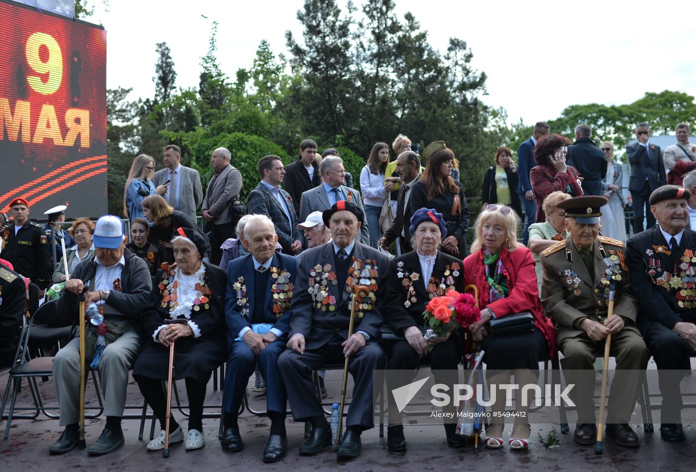 Victory Day celebrations in Russian cities