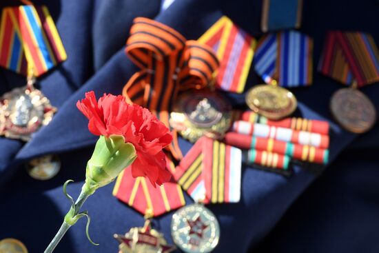 Victory Day celebrations in Russian cities