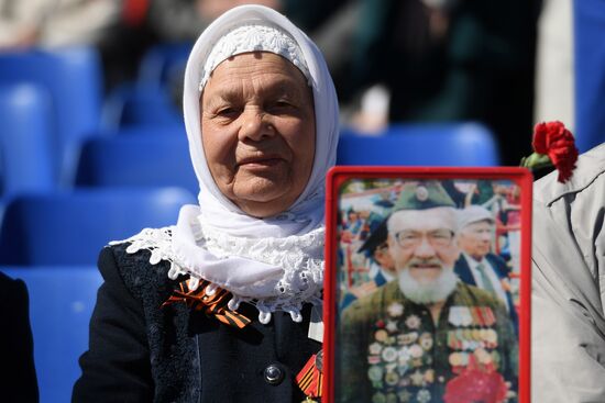 Victory Day celebrations in Russian cities