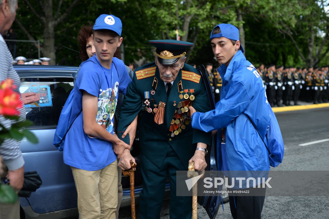 Victory Day celebrations in Russian cities