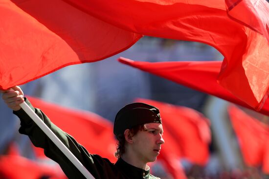 Victory Day celebrations in Russian cities