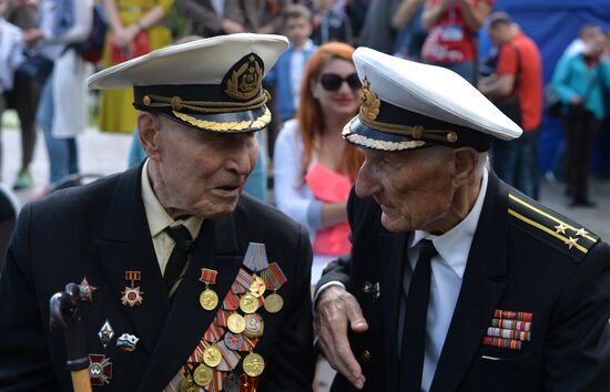 Victory Day celebrations in Russian cities