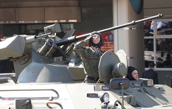 Victory Day celebrations in Russian cities