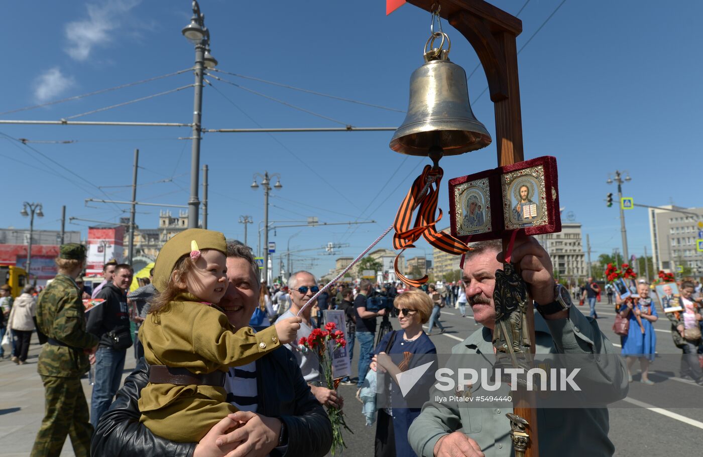 Immortal Regiment event in Moscow