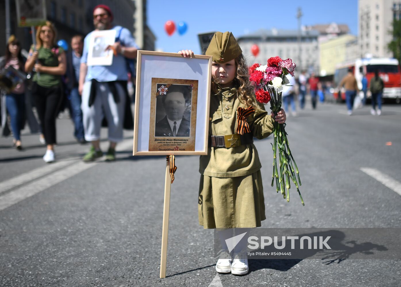 Immortal Regiment event in Moscow