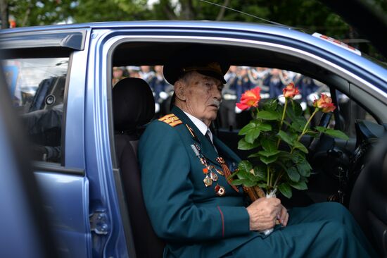 Victory Day celebrations in Russian cities