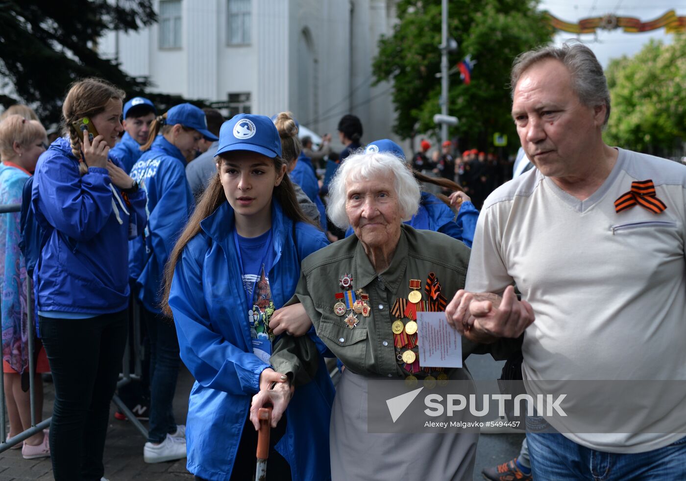 Victory Day celebrations in Russian cities