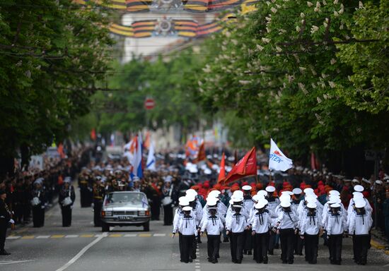 Victory Day celebrations in Russian cities