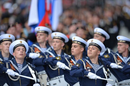 Victory Day celebrations in Russian cities