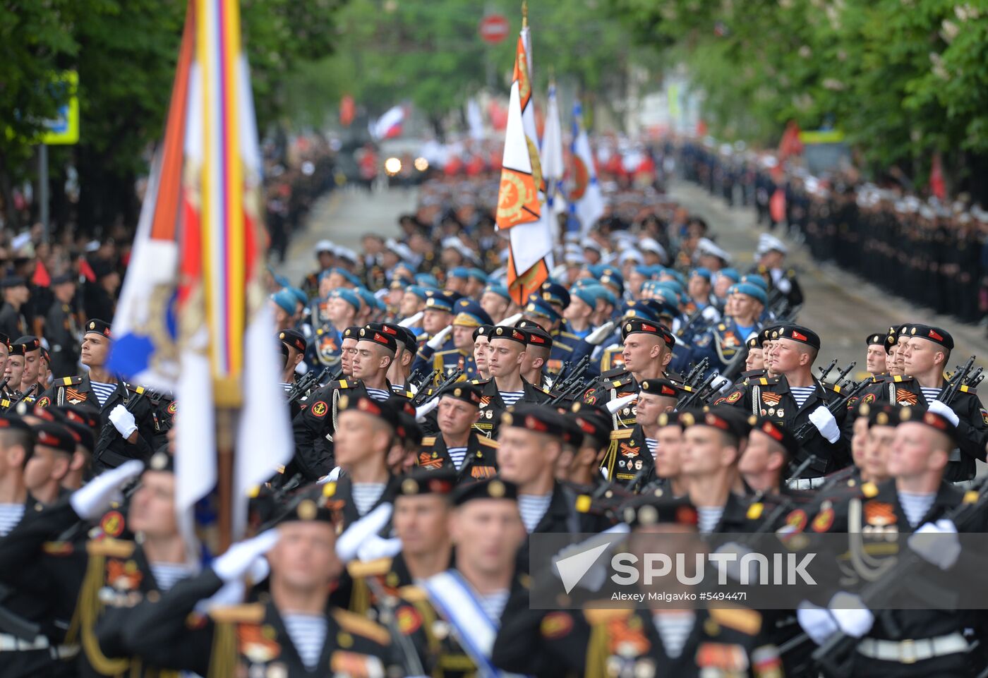 Victory Day celebrations in Russian cities