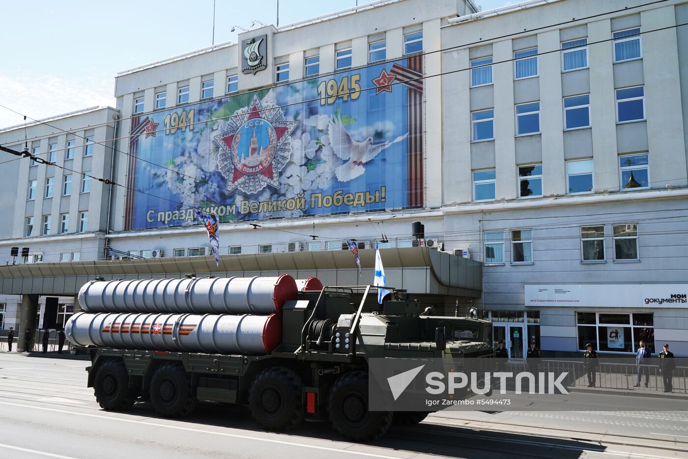 Victory Day celebrations in Russian cities