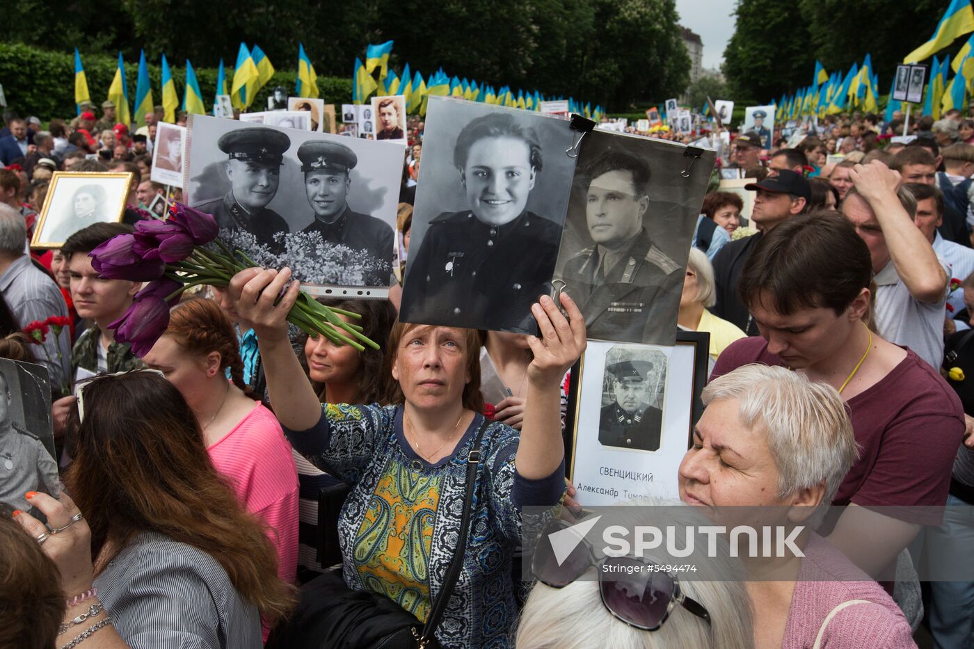Immortal Regiment event in Ukraine