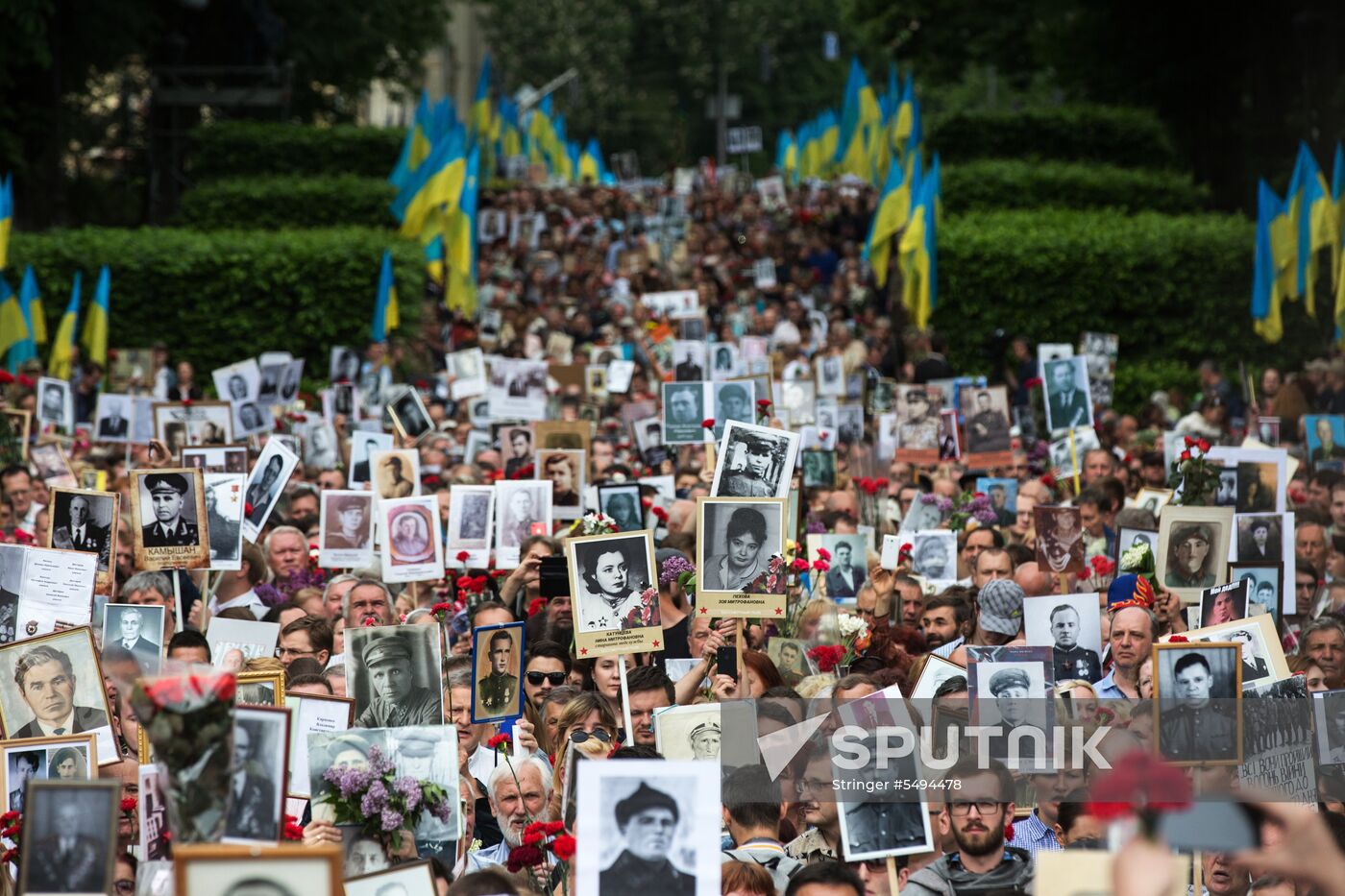Immortal Regiment event in Ukraine