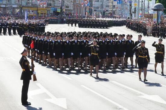 Victory Day celebrations in Russian cities