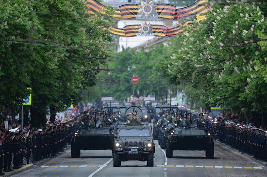 Victory Day celebrations in Russian cities