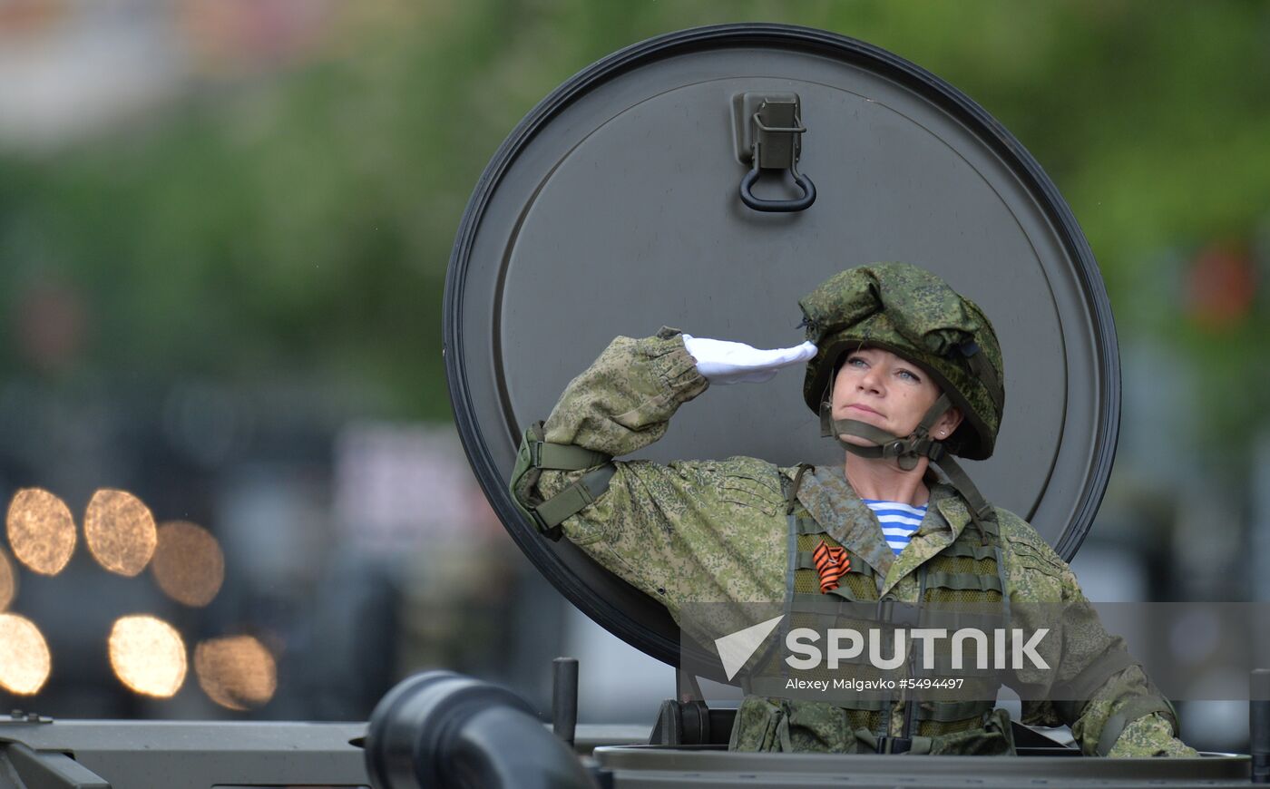 Victory Day celebrations in Russian cities