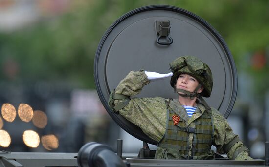 Victory Day celebrations in Russian cities