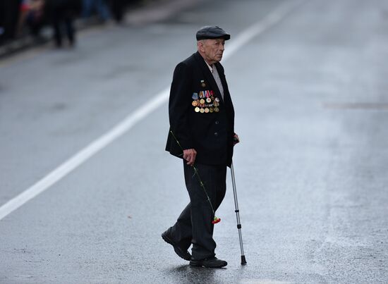Victory Day celebrations in Russian cities