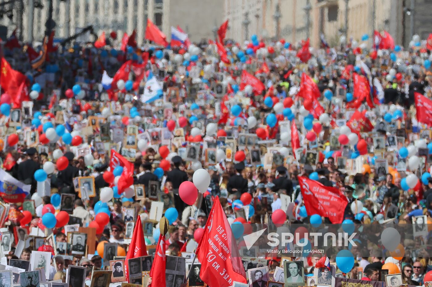 Immortal Regiment event in Moscow