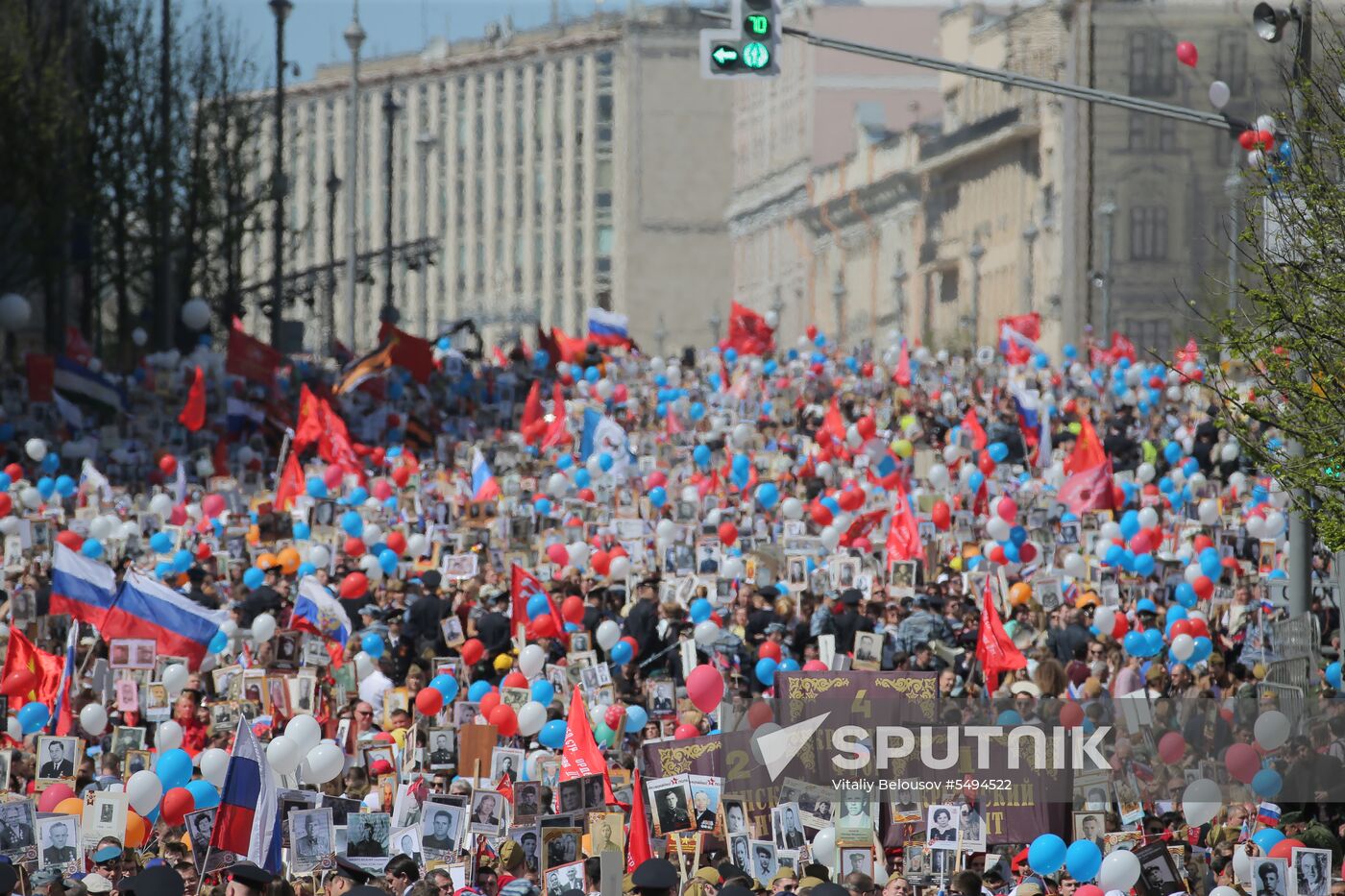 Immortal Regiment event in Moscow