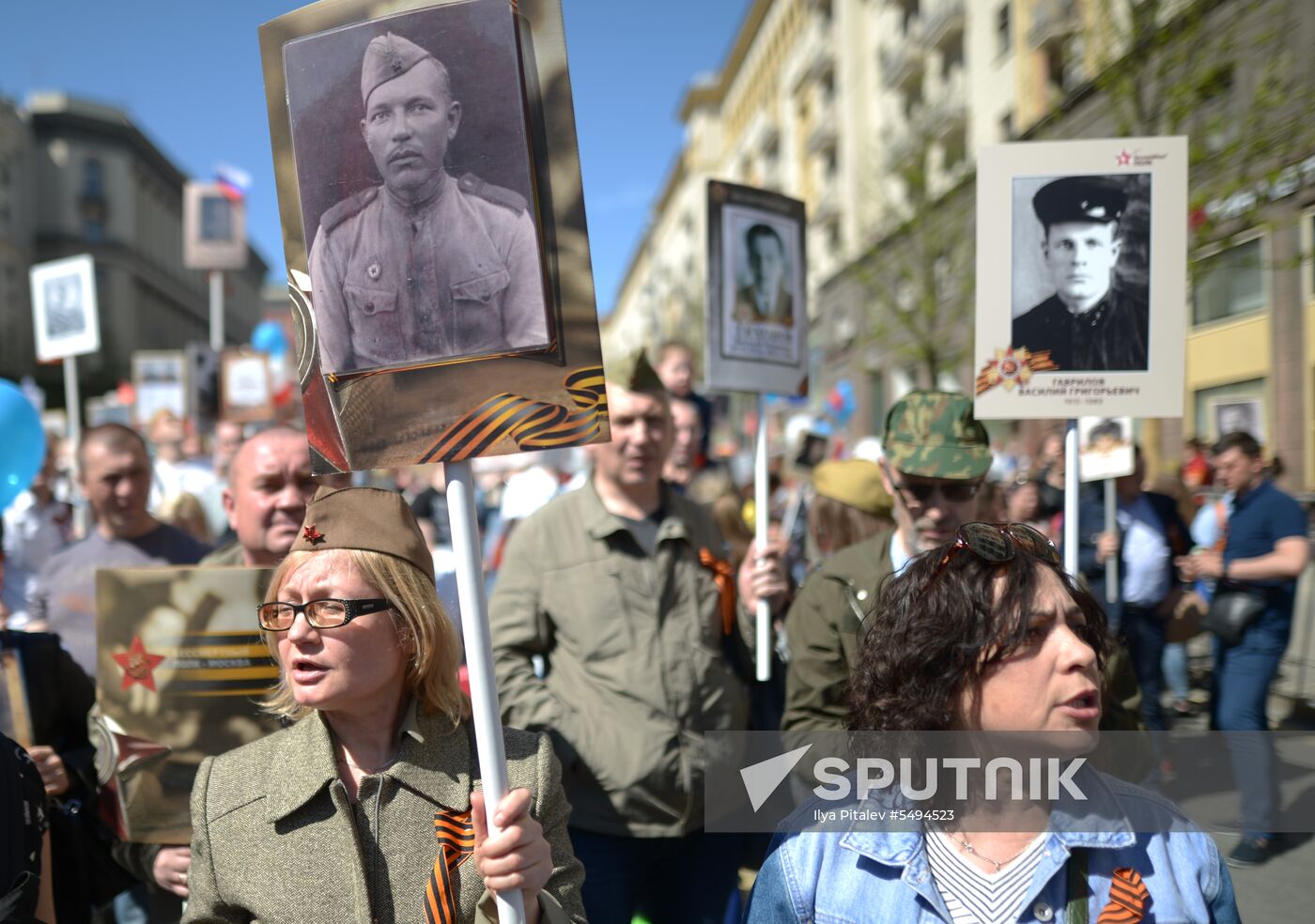 Immortal Regiment event in Moscow