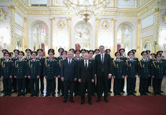 Reception on behalf of President Vladimir Putin to mark 73rd anniversary of Victory in Great Patriotic War