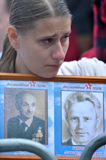 Victory Day celebrations in Russian cities