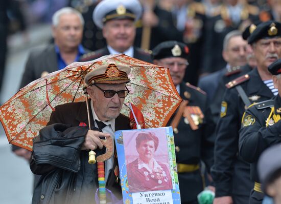 Immortal Regiment event in Russian cities