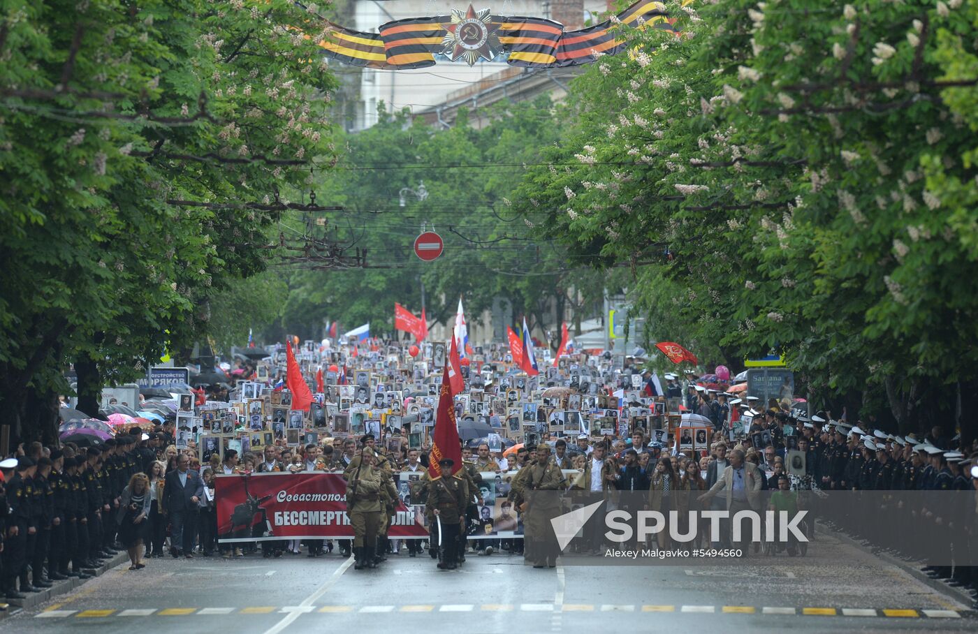 Immortal Regiment event in Russian cities