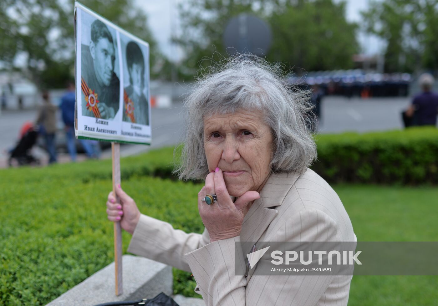 Immortal Regiment event in Russian cities