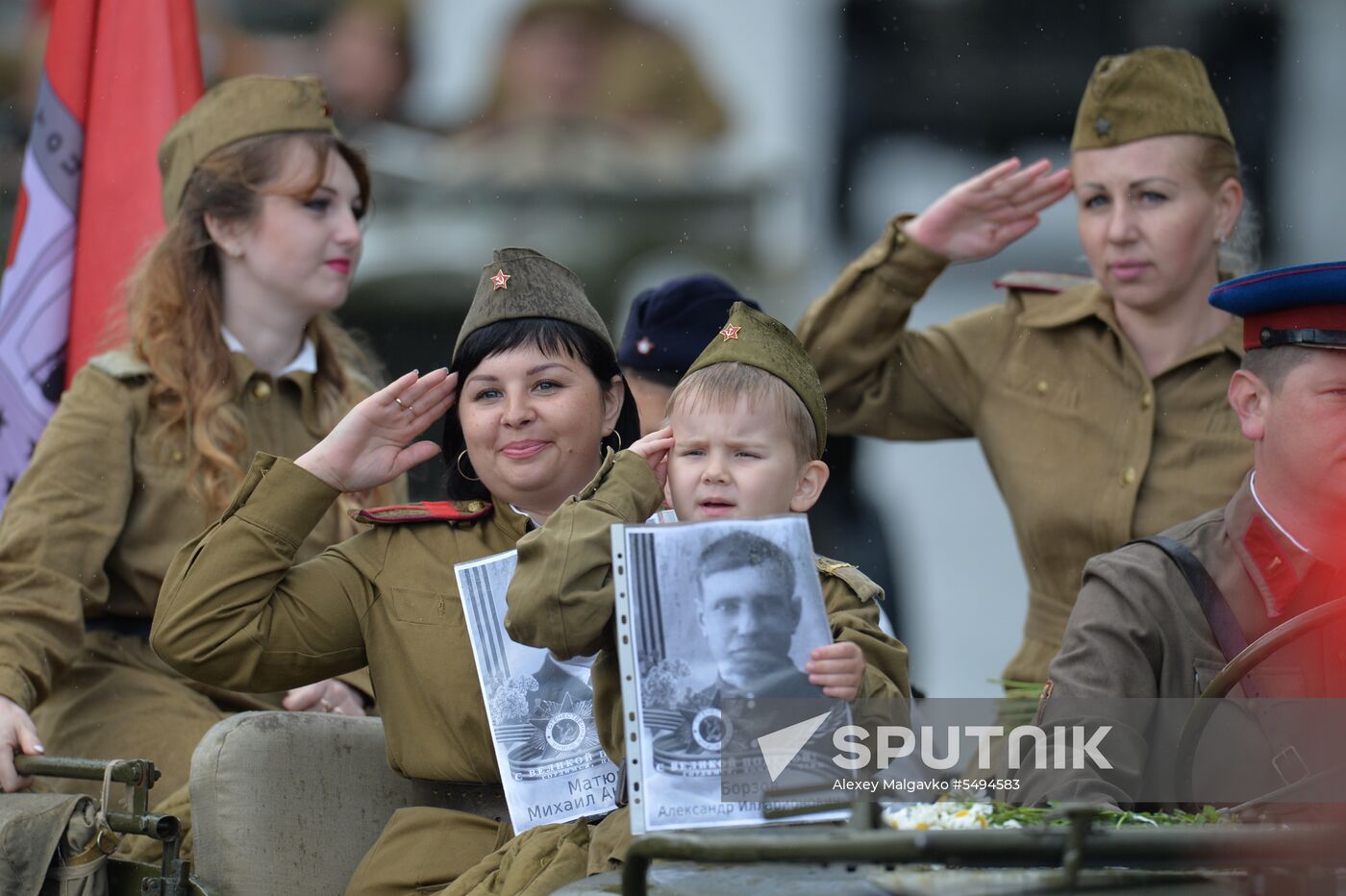 Immortal Regiment event in Russian cities