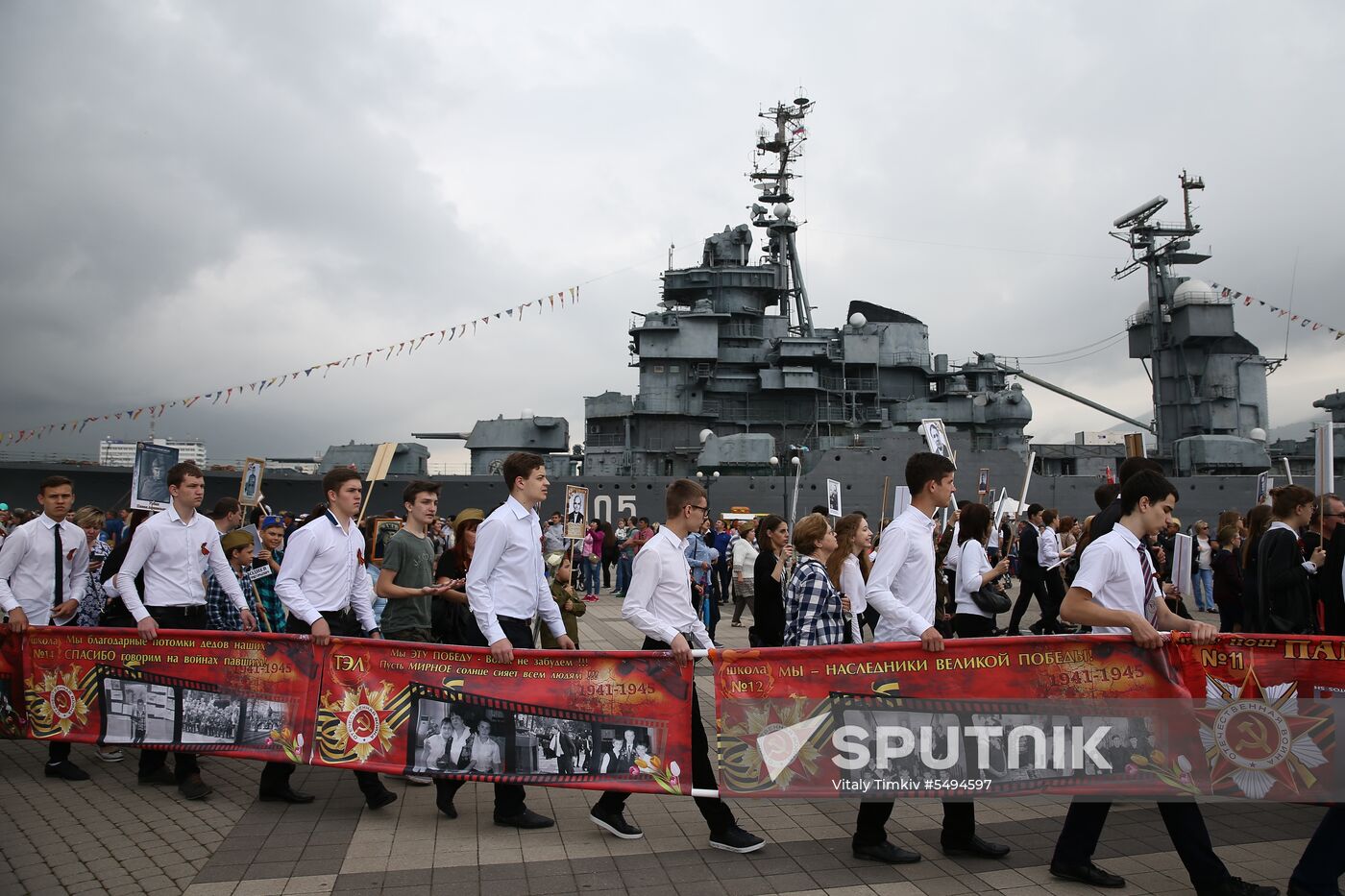 Immortal Regiment event in Russian cities