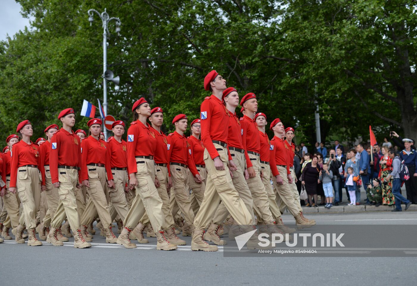 Victory Day celebrations in Russian cities