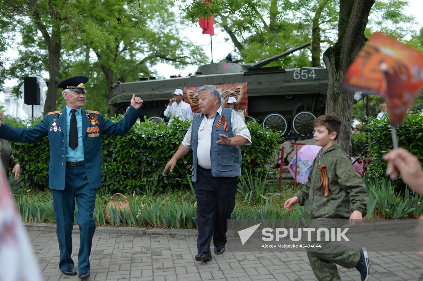 Victory Day celebrations in Russian cities