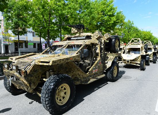 Victory Day celebrations in Russian cities