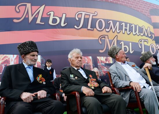 Victory Day celebrations in Russian cities
