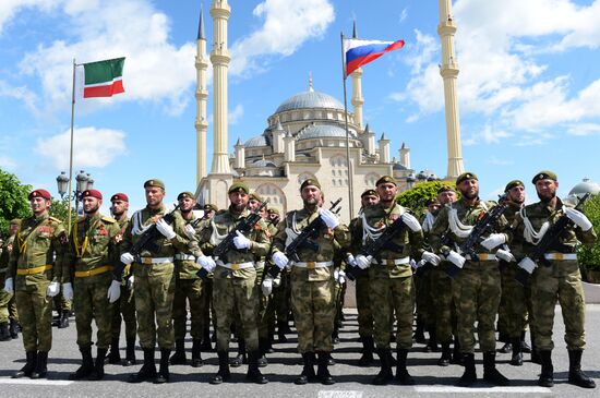 Victory Day celebrations in Russian cities