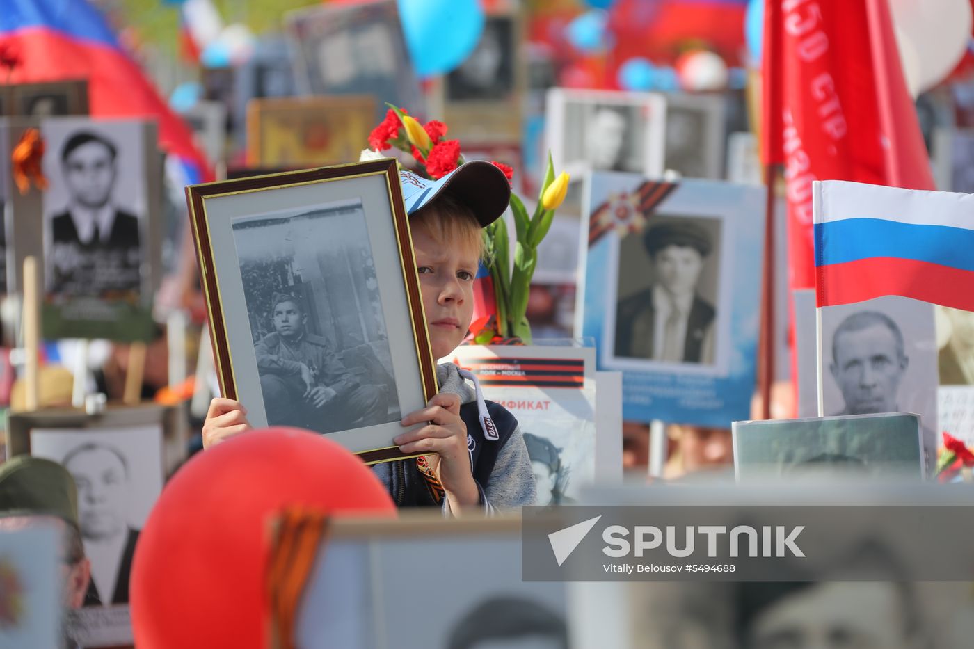 Immortal Regiment event in Moscow