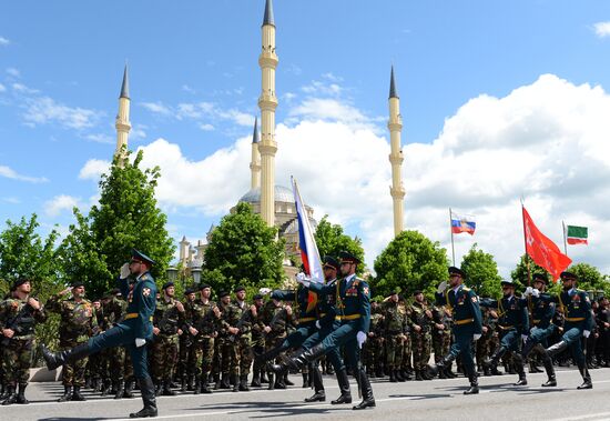 Victory Day celebrations in Russian cities