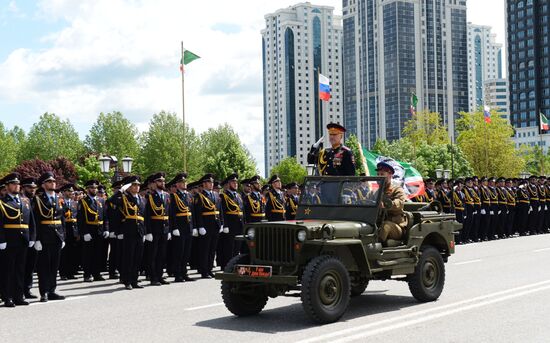 Victory Day celebrations in Russian cities