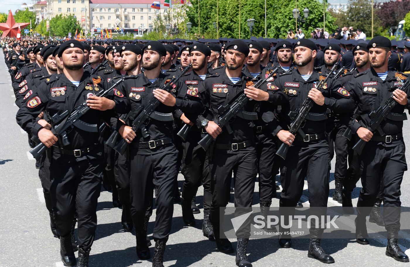 Victory Day celebrations in Russian cities