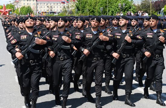 Victory Day celebrations in Russian cities