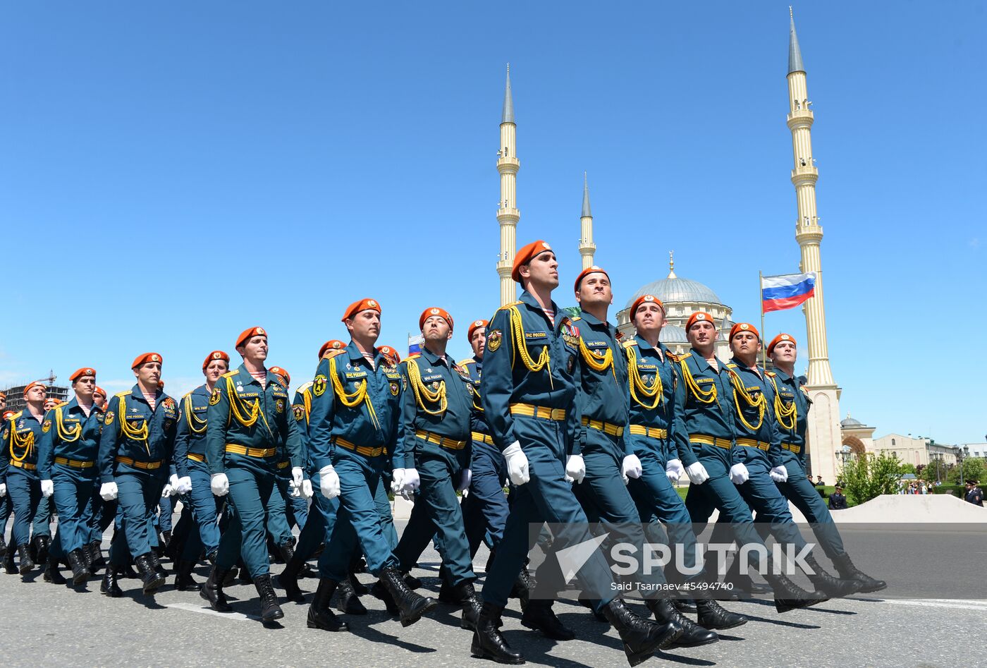 Victory Day celebrations in Russian cities