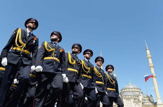 Victory Day celebrations in Russian cities