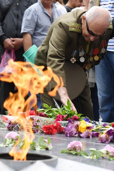 Victory Day celebrations in Russian cities