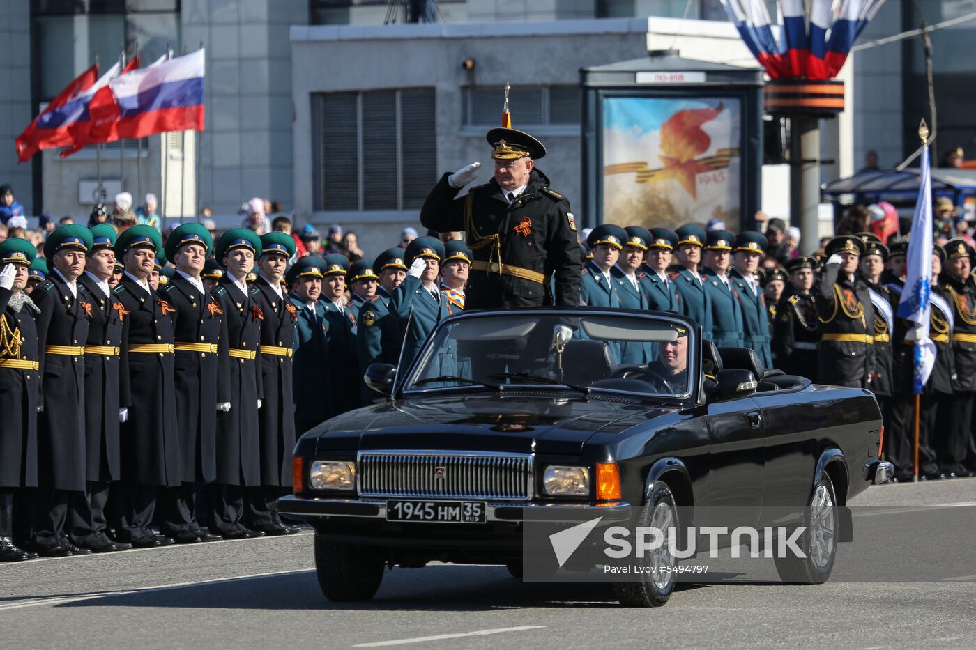 Victory Day celebrations in Russian cities