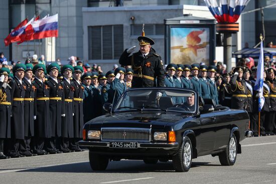 Victory Day celebrations in Russian cities