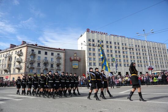Victory Day celebrations in Russian cities