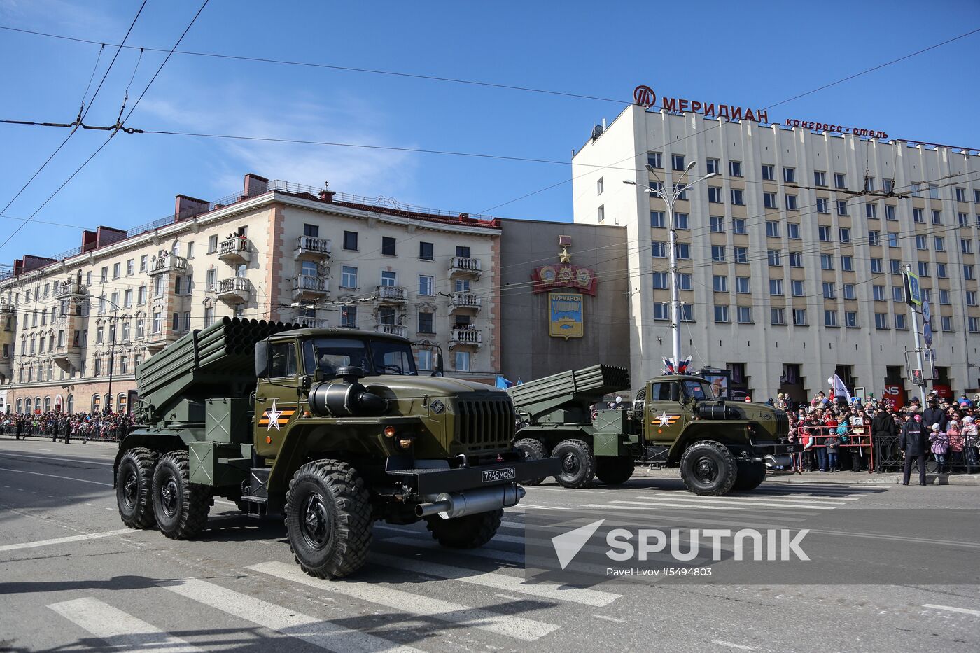 Victory Day celebrations in Russian cities